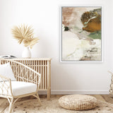 Shop Bistro Canvas Art Print-Abstract, Brown, Dan Hobday, Neutrals, Portrait, Rectangle, View All-framed wall decor artwork