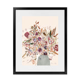 Shop Blooms Art Print-Abstract, Dan Hobday, Pink, Portrait, Rectangle, View All-framed painted poster wall decor artwork