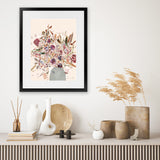 Shop Blooms Art Print-Abstract, Dan Hobday, Pink, Portrait, Rectangle, View All-framed painted poster wall decor artwork