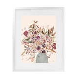 Shop Blooms Art Print-Abstract, Dan Hobday, Pink, Portrait, Rectangle, View All-framed painted poster wall decor artwork