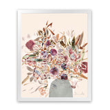Shop Blooms Art Print-Abstract, Dan Hobday, Pink, Portrait, Rectangle, View All-framed painted poster wall decor artwork