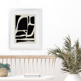 Shop Boom Art Print-Abstract, Black, Dan Hobday, Portrait, Rectangle, View All-framed painted poster wall decor artwork