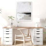 Shop Breezy Art Print-Abstract, Dan Hobday, Neutrals, Portrait, Rectangle, View All-framed painted poster wall decor artwork