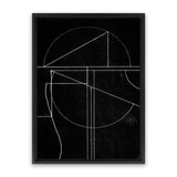 Shop Buia Canvas Art Print-Abstract, Black, Dan Hobday, Portrait, Rectangle, View All-framed wall decor artwork