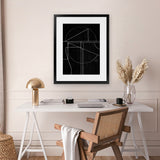 Shop Buia Art Print-Abstract, Black, Dan Hobday, Portrait, Rectangle, View All-framed painted poster wall decor artwork