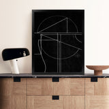 Shop Buia Art Print-Abstract, Black, Dan Hobday, Portrait, Rectangle, View All-framed painted poster wall decor artwork