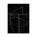 Shop Buia Canvas Art Print-Abstract, Black, Dan Hobday, Portrait, Rectangle, View All-framed wall decor artwork