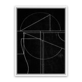 Shop Buia Canvas Art Print-Abstract, Black, Dan Hobday, Portrait, Rectangle, View All-framed wall decor artwork