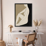 Shop Chill Canvas Art Print-Abstract, Black, Brown, Dan Hobday, Portrait, Rectangle, View All-framed wall decor artwork