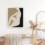 Shop Chill Art Print-Abstract, Black, Brown, Dan Hobday, Portrait, Rectangle, View All-framed painted poster wall decor artwork