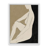 Shop Chill Canvas Art Print-Abstract, Black, Brown, Dan Hobday, Portrait, Rectangle, View All-framed wall decor artwork