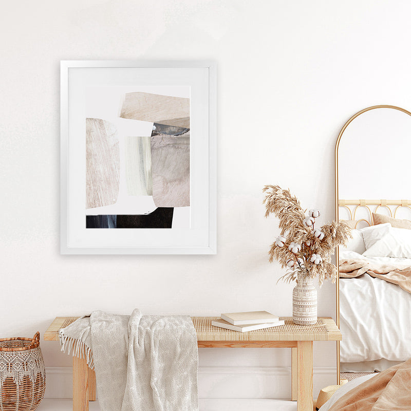 Shop Clay 2 Art Print-Abstract, Dan Hobday, Neutrals, Portrait, Rectangle, View All-framed painted poster wall decor artwork