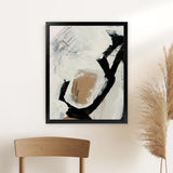 Shop Click Art Print-Abstract, Black, Dan Hobday, Neutrals, Portrait, Rectangle, View All-framed painted poster wall decor artwork