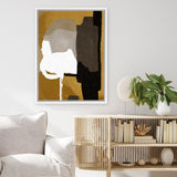 Shop Clue Canvas Art Print-Abstract, Brown, Dan Hobday, Portrait, Rectangle, View All-framed wall decor artwork