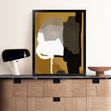 Shop Clue Art Print-Abstract, Brown, Dan Hobday, Portrait, Rectangle, View All-framed painted poster wall decor artwork