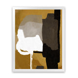 Shop Clue Art Print-Abstract, Brown, Dan Hobday, Portrait, Rectangle, View All-framed painted poster wall decor artwork