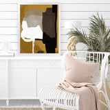 Shop Clue Art Print-Abstract, Brown, Dan Hobday, Portrait, Rectangle, View All-framed painted poster wall decor artwork