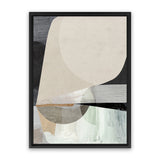 Shop Conversation Canvas Art Print-Abstract, Dan Hobday, Neutrals, Portrait, Rectangle, View All-framed wall decor artwork