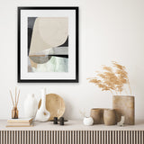 Shop Conversation Art Print-Abstract, Dan Hobday, Neutrals, Portrait, Rectangle, View All-framed painted poster wall decor artwork