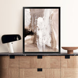 Shop Cosy 1 Art Print-Abstract, Brown, Dan Hobday, Neutrals, Portrait, Rectangle, View All-framed painted poster wall decor artwork