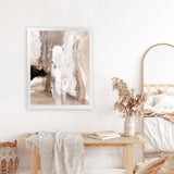 Shop Cosy 1 Art Print-Abstract, Brown, Dan Hobday, Neutrals, Portrait, Rectangle, View All-framed painted poster wall decor artwork