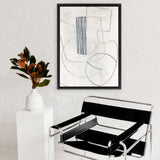 Shop Crafted Canvas Art Print-Abstract, Dan Hobday, Neutrals, Portrait, Rectangle, View All-framed wall decor artwork