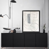 Shop Crafted Art Print-Abstract, Dan Hobday, Neutrals, Portrait, Rectangle, View All-framed painted poster wall decor artwork