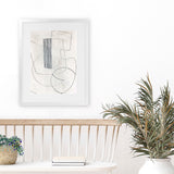 Shop Crafted Art Print-Abstract, Dan Hobday, Neutrals, Portrait, Rectangle, View All-framed painted poster wall decor artwork