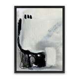 Shop Decoy 1 Canvas Art Print-Abstract, Black, Dan Hobday, Neutrals, Portrait, Rectangle, View All-framed wall decor artwork