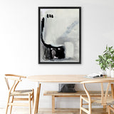 Shop Decoy 1 Canvas Art Print-Abstract, Black, Dan Hobday, Neutrals, Portrait, Rectangle, View All-framed wall decor artwork