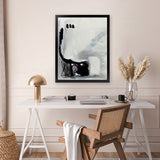 Shop Decoy 1 Art Print-Abstract, Black, Dan Hobday, Neutrals, Portrait, Rectangle, View All-framed painted poster wall decor artwork