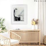 Shop Decoy 1 Art Print-Abstract, Black, Dan Hobday, Neutrals, Portrait, Rectangle, View All-framed painted poster wall decor artwork