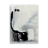 Shop Decoy 1 Canvas Art Print-Abstract, Black, Dan Hobday, Neutrals, Portrait, Rectangle, View All-framed wall decor artwork