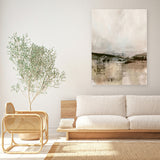 Shop Distant Forest Canvas Art Print-Abstract, Brown, Dan Hobday, Neutrals, Portrait, Rectangle, View All-framed wall decor artwork