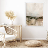 Shop Distant Forest Canvas Art Print-Abstract, Brown, Dan Hobday, Neutrals, Portrait, Rectangle, View All-framed wall decor artwork