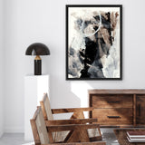 Shop Earlybird Canvas Art Print-Abstract, Black, Brown, Dan Hobday, Portrait, Rectangle, View All-framed wall decor artwork