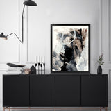 Shop Earlybird Art Print-Abstract, Black, Brown, Dan Hobday, Portrait, Rectangle, View All-framed painted poster wall decor artwork