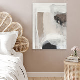 Shop Explore Canvas Art Print-Abstract, Brown, Dan Hobday, Neutrals, Portrait, Rectangle, View All-framed wall decor artwork