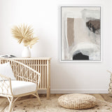 Shop Explore Canvas Art Print-Abstract, Brown, Dan Hobday, Neutrals, Portrait, Rectangle, View All-framed wall decor artwork