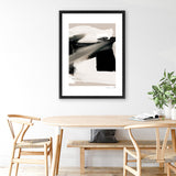 Shop Feelings Canvas Art Print-Abstract, Black, Dan Hobday, Neutrals, Portrait, Rectangle, View All-framed wall decor artwork