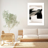 Shop Feelings Canvas Art Print-Abstract, Black, Dan Hobday, Neutrals, Portrait, Rectangle, View All-framed wall decor artwork