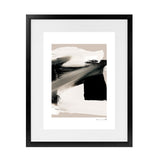 Shop Feelings Art Print-Abstract, Black, Dan Hobday, Neutrals, Portrait, Rectangle, View All-framed painted poster wall decor artwork