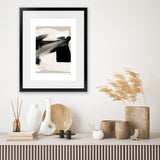 Shop Feelings Art Print-Abstract, Black, Dan Hobday, Neutrals, Portrait, Rectangle, View All-framed painted poster wall decor artwork