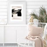 Shop Feelings Art Print-Abstract, Black, Dan Hobday, Neutrals, Portrait, Rectangle, View All-framed painted poster wall decor artwork