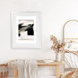 Shop Feelings Art Print-Abstract, Black, Dan Hobday, Neutrals, Portrait, Rectangle, View All-framed painted poster wall decor artwork