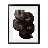 Shop Flow 1 Art Print-Abstract, Black, Dan Hobday, Portrait, Rectangle, View All-framed painted poster wall decor artwork