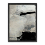 Shop Forever Canvas Art Print-Abstract, Black, Dan Hobday, Neutrals, Portrait, Rectangle, View All-framed wall decor artwork