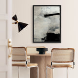 Shop Forever Canvas Art Print-Abstract, Black, Dan Hobday, Neutrals, Portrait, Rectangle, View All-framed wall decor artwork