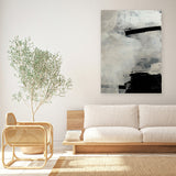 Shop Forever Canvas Art Print-Abstract, Black, Dan Hobday, Neutrals, Portrait, Rectangle, View All-framed wall decor artwork