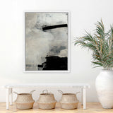 Shop Forever Canvas Art Print-Abstract, Black, Dan Hobday, Neutrals, Portrait, Rectangle, View All-framed wall decor artwork